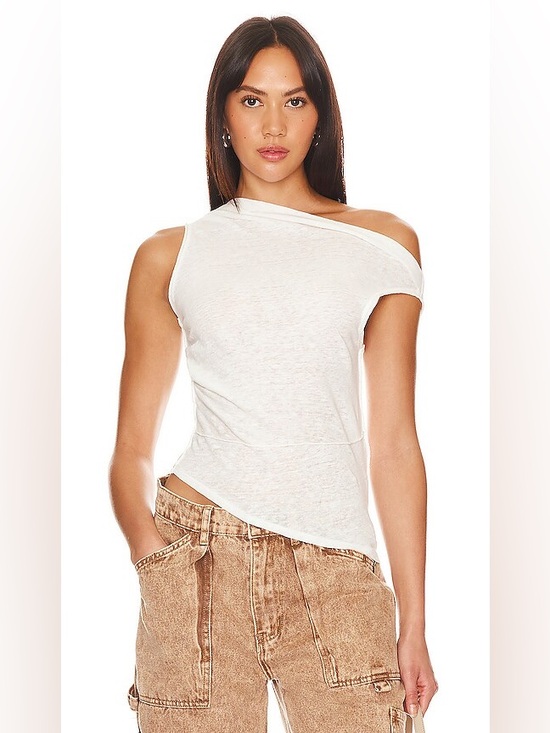 Free People Tops - Free People Fall For Me Linen Blend Tee